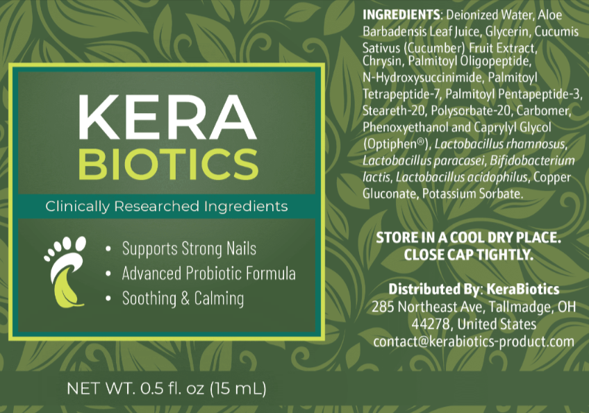 KeraBiotics Supplement Facts